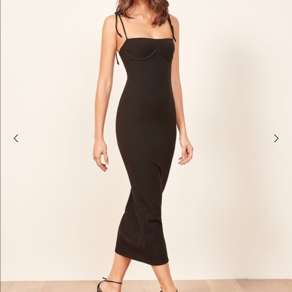 reformation swan dress